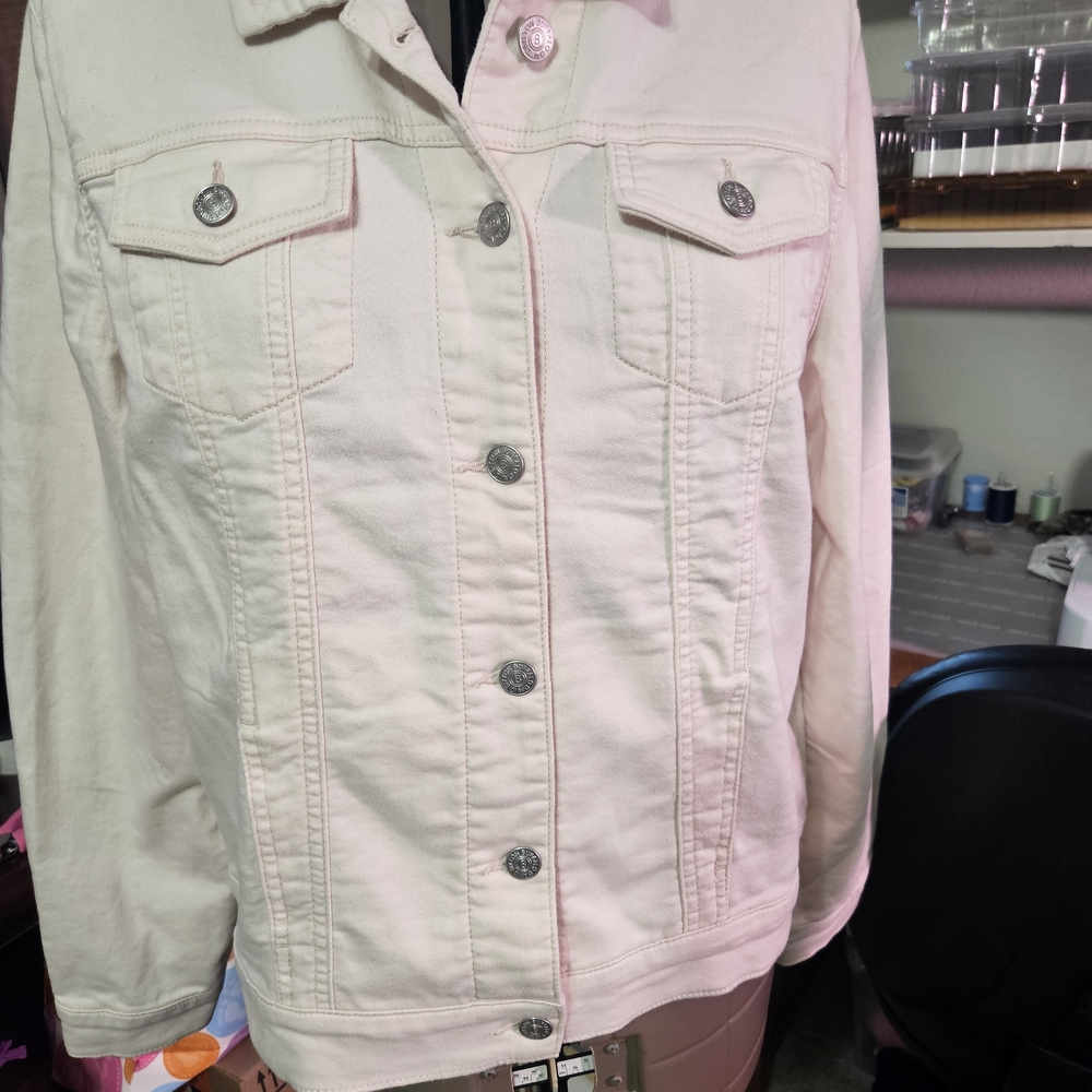 Buffalo David Bitton Off-White Denim Jacket